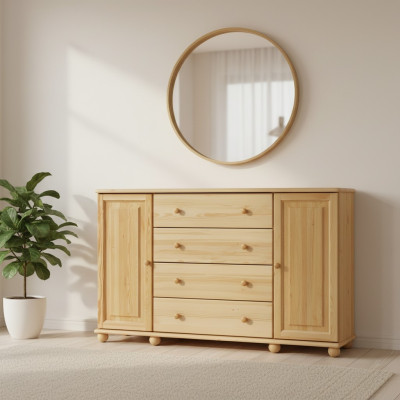 Masivo cómoda aparador aparador armario muebles cómodas madera maciza aparador bajo nuevo