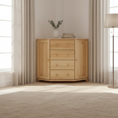 Mueble de buffet de cómoda masiva de madera maciza muebles armarios nuevos aparador cómodas