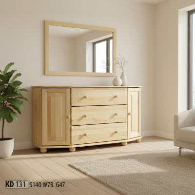Mueble de cómoda masivo de madera auténtica, novedoso aparador, cómoda y armario.
