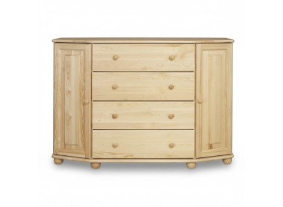 Aparador macizo Cómoda Armario Muebles Cómodas Madera maciza Armarios Nuevo Aparador.