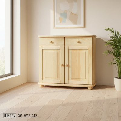 Diseño cómoda hecho a mano de madera mueble de madera maciza nuevo aparador