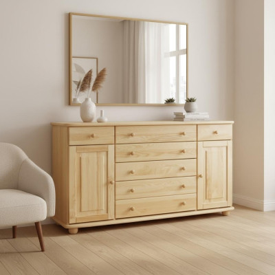 Aparador Cómoda Armario Macizo Mueble Cómodas Madera maciza Armarios Nuevo