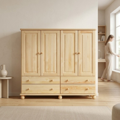 Cómoda, diseño, mueble bajo, aparador, armario, madera real, buffet, cómoda, aparador.
