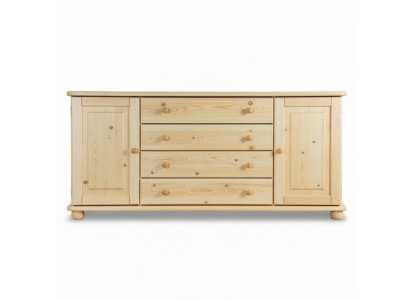 Aparador, cómoda masiva, aparador, armario, muebles, cómodas, madera maciza, mesa de TV, nuevo