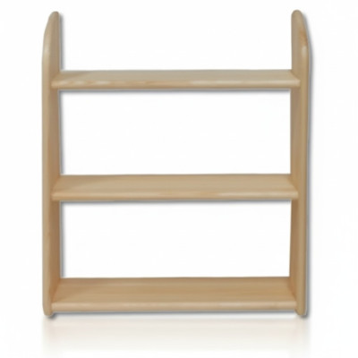 Estantería de pared de madera maciza de pino en madera maciza, estante de flores, estante colgante, estante nuevo.
