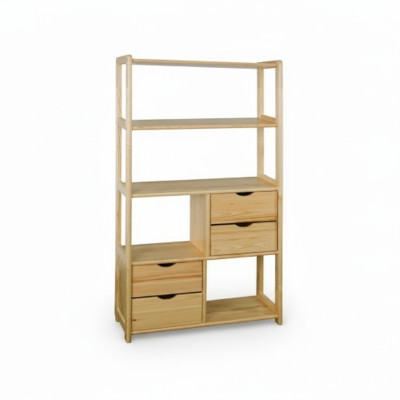 Mueble de diseñador estantería de pared repisas de pared estantes de sala de estar armarios muebles de oficina con madera maciza