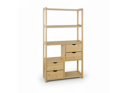 Estante de pared de madera maciza, estantería, librería, pared de la sala de estar, sala de estar, estantes de pared, armario, nuevo