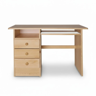 Escritorio de madera real, mesa maciza, muebles de oficina macizos, escritorios de madera.