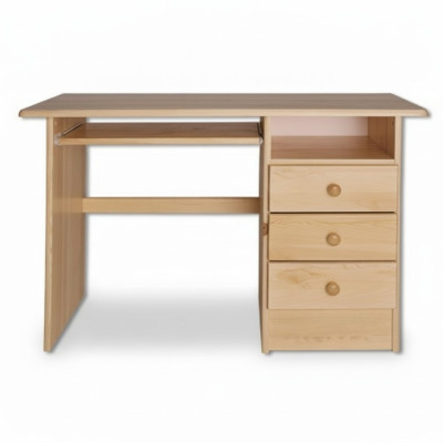 Escritorio Madera real Mesa de madera Mesa maciza Muebles de oficina Macizo Escritorios