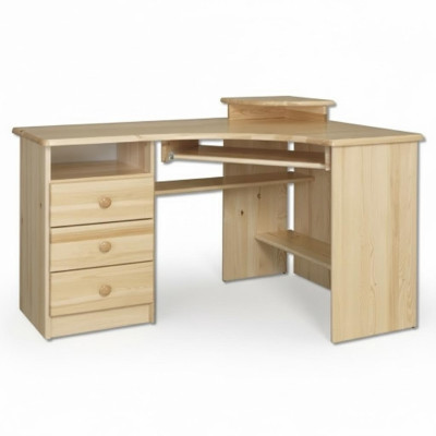 Mesa de madera escritorio mesas mesa de esquina escritorio de computadora madera maciza madera real