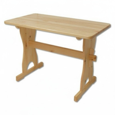 Mesa de comedor de madera Mesas de salón comedor de madera maciza de 120x60.