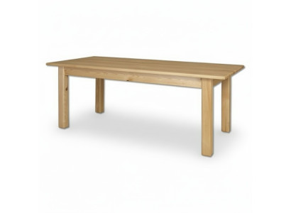 Mesa Mesa de comedor Muebles macizos Comedor 200x90cm Madera real Madera maciza Nuevo Mesas