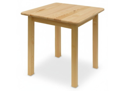 Mesa de comedor Madera Mesas Sala de estar Comedor 75x75 Madera maciza Mesas de comedor Madera maciza Mesa