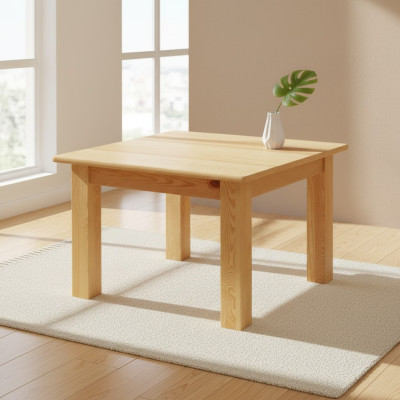 Mesa de centro de madera Tablero de mesa de madera maciza Mesa auxiliar Mesa Nueva Mesas de centro