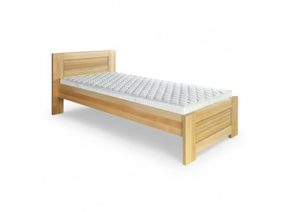 Cama de madera Cama de madera real Dormitorio Hotel 100x200 Estilo Muebles macizos Camas