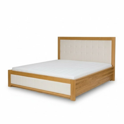 Cama doble de madera de verdad 180x200cm Habitación de dormitorio Camas de madera maciza