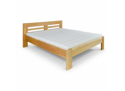 Cama Cama de madera Madera real Camas Hotel 180x200 Estilo Muebles macizos Dormitorio