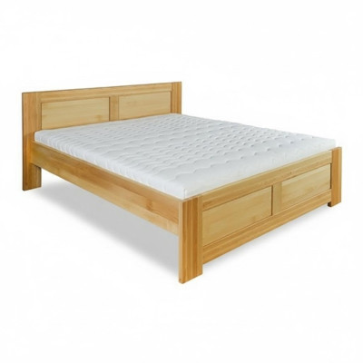 Dormitorio Cama de madera Madera real Cama Camas Hotel 180x200 Estilo Muebles macizos