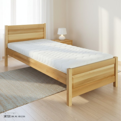 Cama de madera cama real camas 100x200 estilo madera maciza dormitorio hotel