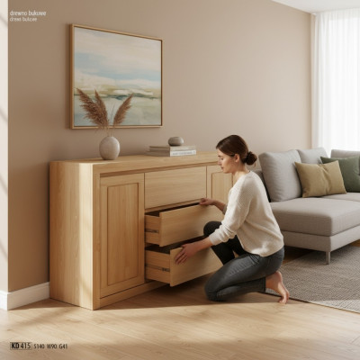 Diseño de cómodas armario Lowboard buffet armarios cómoda muebles de madera maciza.