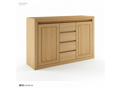 Cómoda de diseñador, mesa lateral, armario, estante de madera maciza para sala de estar.