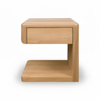 Mesita de noche de madera Mesitas de noche Mesa Consolas estilo campestre Roble Consolas Noche