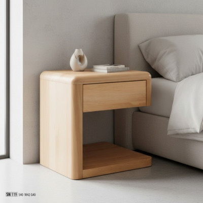 Diseño de consolas de madera maciza de madera auténtica Mesitas de noche Mesitas de noche Madera maciza