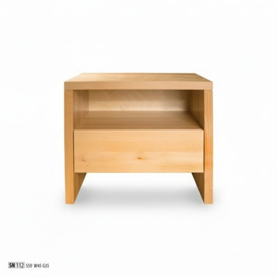 Mesita de noche Mesita de noche Mesita de noche Cómoda 1 cajón de auténtica madera artesanal