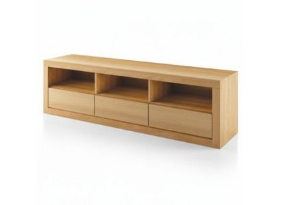 Sideboard TV Lowboard RTV Schrank Sala de estar Hecho a mano Armario de madera maciza Madera