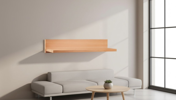 Estantería de pared estilo hotel salón librería estantes gabinete estantes 80x25cm
