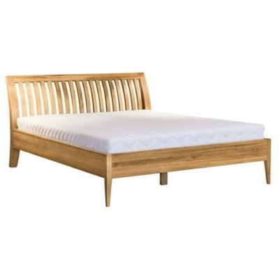 Cama de madera cama doble madera maciza dormitorio hotel camas 180x200cm roble nuevo.