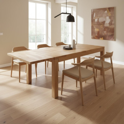 Mesa de comedor Sala de estar Comedor Madera Madera maciza Muebles de madera Muebles hechos a mano