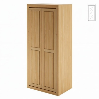 Armario de madera para dormitorio, armario de madera maciza hecho a mano, armario de madera maciza.