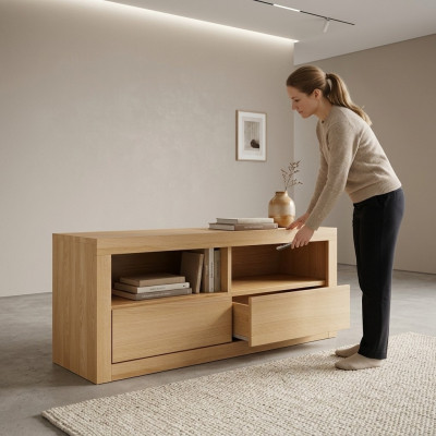 rtv Aparador Cómoda de armario Mueble de sala Cómodas de madera Madera maciza Muebles macizos