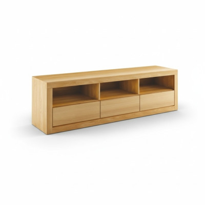 Mueble para TV de madera, cómoda, aparadores, cómodas para sala de estar, muebles masivos de 180 cm.