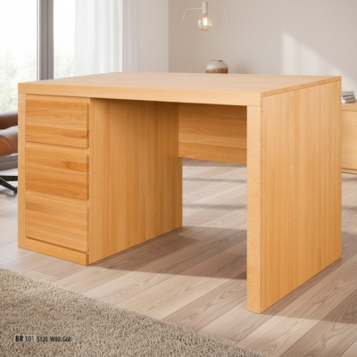 Mesa Escritorio Escritorio de oficina Mesa de trabajo Madera Madera maciza Roble Mesas Madera maciza
