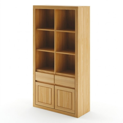 Armario de pared de madera, gabinetes vitrina estantes de pared hechos a mano en madera maciza para la sala de estar.