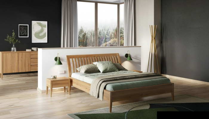 Cama clásica de estilo barroco doble de madera para hoteles de 180x200 cm, nuevo dormitorio.