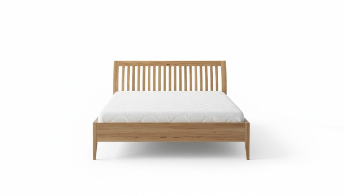 Cama clásica de estilo barroco doble de madera para hoteles de 180x200 cm, nuevo dormitorio.