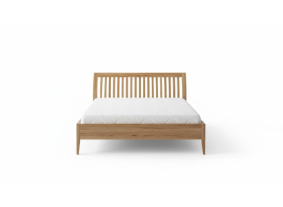 Cama clásica de estilo barroco doble de madera para hoteles de 180x200 cm, nuevo dormitorio.