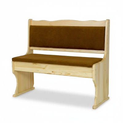 Grupo de bancos Banco de cocina de 100 cm Banco Banco de mesa de comedor de madera maciza natural Banco Nuevo