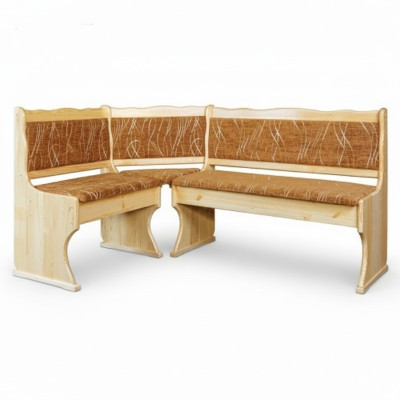 Rincón de madera banco de madera bancos masivos área de comedor de cocina esquina asiento madera sólida muebles de madera nuevo
