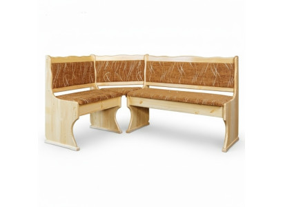 Rincón de madera banco de madera bancos masivos área de comedor de cocina esquina asiento madera sólida muebles de madera nuevo