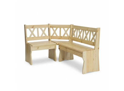 Banco de esquina Banco de madera, bancos macizos, área de comedor de cocina, madera maciza, muebles de madera, nuevo asiento de esquina.