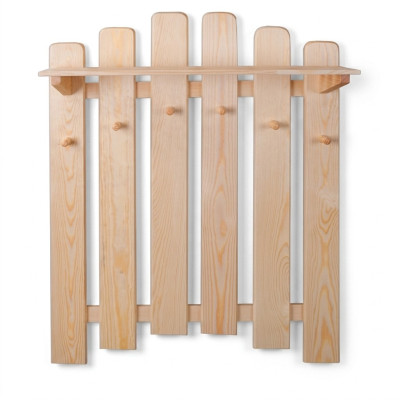 Garderobe Perchero de pared con 6 ganchos, panel de pared para el pasillo, panel de entrada.