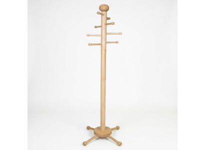 Soporte para ropa Perchero de madera percha de diseño con 8 ganchos