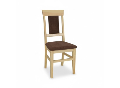 Silla de comedor Silla de cocina Silla tapizada Madera maciza Pino hecho a mano