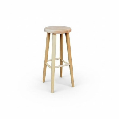 Taburete de bar taburete alto Muebles de bar Taburete redondo Taburete de madera Taburete de madera maciza