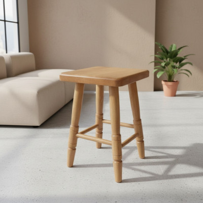 Taburete Silla de cocina Silla de madera Taburete Taburete de comedor Haya madera maciza Estado del artículo: Nuevo