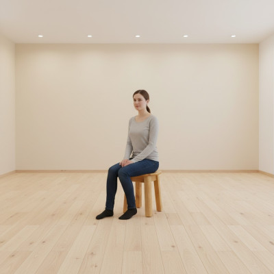 Taburete de madera Taburete para sentarse Taburete para invitados Macizo Pino Silla de cocina Banco de asiento Nuevo